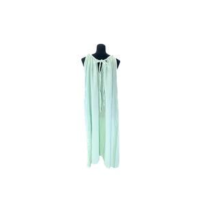 Kona Sol Mint Green Cotton Halter Maxi Dress - Size Small